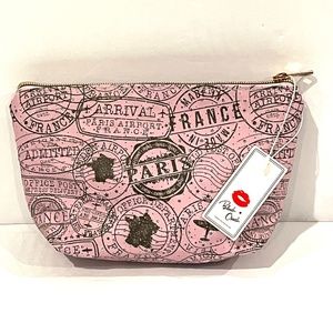 BLUSH CRUSH Pink Paris Makeup Bag